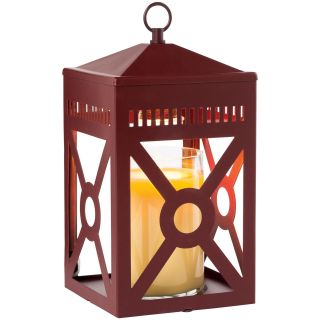 Mission Lantern Candle Warmer, Red