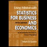 Using MINITAB with Statistics for Business and Economics to Accompany Sloskin  Statistics for Business and Economics / With 5 IBM Disk