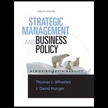 Strategic Management and Business Policy Achieving Sustainability