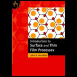 Intro. to Surface and Thin Film Processes
