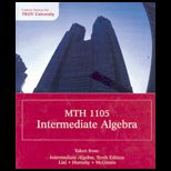 MTH1105  Intermediate Algebra (Custom Package)