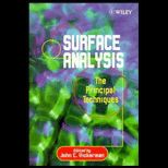 Surface Analysis  The Principal Techniques