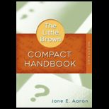 Little, Brown Compact Handbook   Package