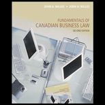 Fundamentals of Canadian Business Law (Canadian)