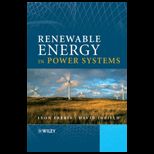 Renewable Energy in Power Systems