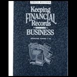 Keeping Financial Records for Business, Chapters 1 16 (Working Papers)
