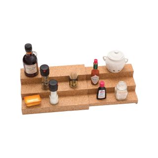 Lipper Expandable 3 Tier Shelf with Cork Lining
