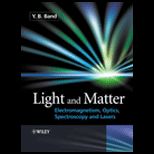 Light and Matter  Electromagnetism, Optics, Spectroscopy and Lasers