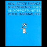Real Estate Finance and Investments