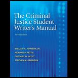 Criminal Justice Student Writers Manual