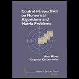 Control Perspectives on Numerical Algorithms and Matrix Problems