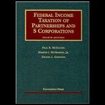 Federal Income Taxation of Partnerships And S Corporations