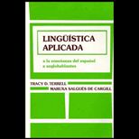 Lingueistica Aplicada  A la Ensenanza del Espagnol a Anglohablantes
