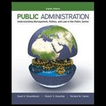 Public Administration Understanding Management, Politics and Law in the Public Sector