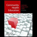 Community Health Education and Health Promotion Settings, Roles, and Skills