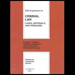 Criminal Law   2003 Supplement