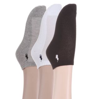 Ralph Lauren Blue Label 7270000 RL Sport Ped Sock   6 Pair Pack