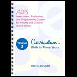 AEPS Curriculum for Birth to Three Years, Volume 3
