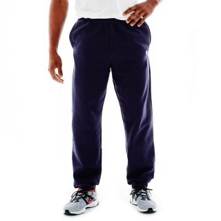 Champion Relaxed Fit Fleece Pants, Navy, Mens