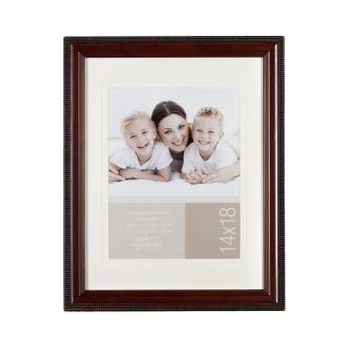 Gallery Solutions 10x13 Matted Picture Frame, Mahogany