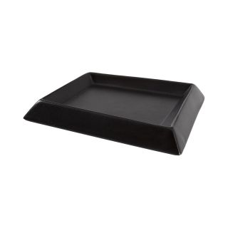 Creative Bath Products Angles Soap Dish, Black