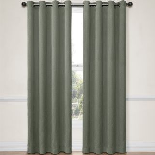 Eclipse Abby Grommet Top Blackout Curtain Panel with Thermalayer, Silver