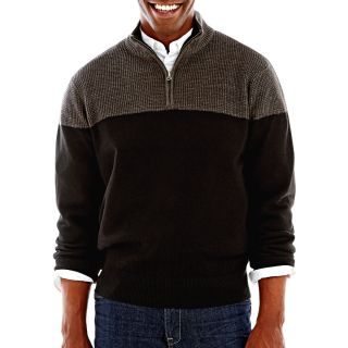 Dockers Colorblock Sweater, Black, Mens