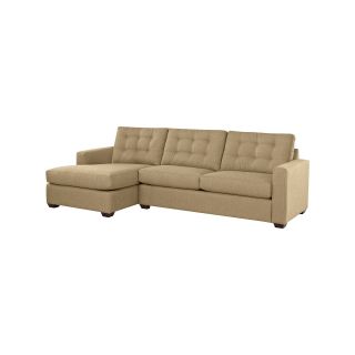 Midnight Slumber 2 pc. Sectional  Right Arm Sofa, Left Arm Chaise  Hilo, Tan