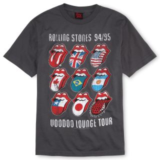 Rolling Stones Voodoo Lounge Graphic Tee, Charcoal, Mens