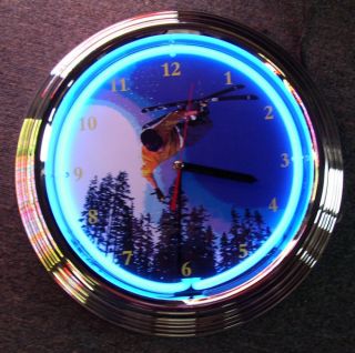 Skiing Clock