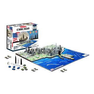4D Cityscape Chicago Time Puzzle