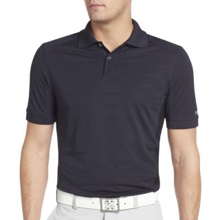 Izod Golf Slim Fit Textured Stripe Polo, Midnight, Mens