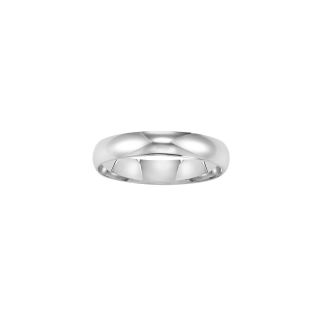 Womens 14K White Gold 4mm Wedding Band, Size   Direct