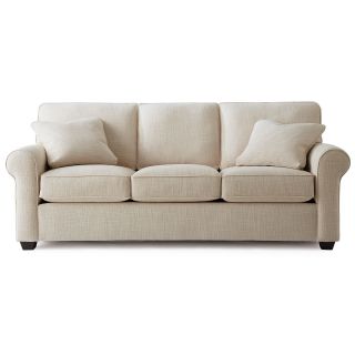 Possibilities Roll Arm 86 Sofa, Buckwheat