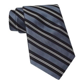 Stafford Stull Stripe Tie, Black, Mens