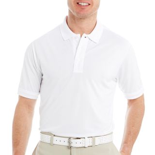 Jack Nicklaus Solid Polo, White, Mens