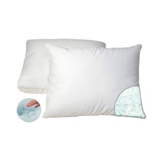 Authentic Comfort Cluster Gel Memory Foam Pillow, Blue