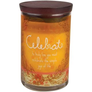 Woodwick Inspirational Celebrate Candle, Brown
