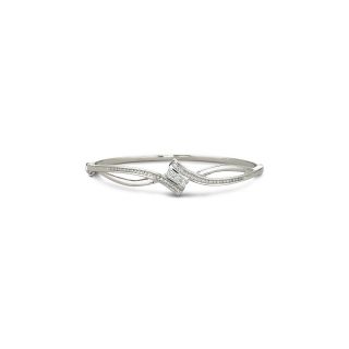 1/4 CT. T.W. Diamond Sterling Silver Bracelet, Womens