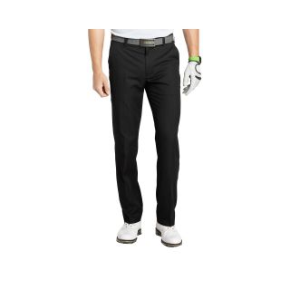 Izod Golf Slim Fit Flat Front Pants, Black, Mens