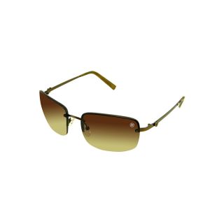 Sweettart Rimless Sunglasses, Brown, Womens