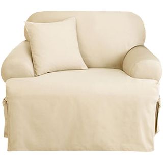Sure Fit Logan 1 pc. T Cushion Chair Slipcover, Natural