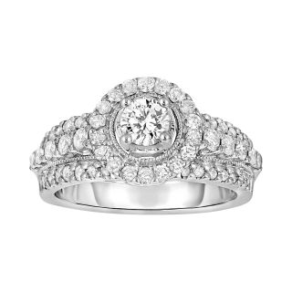 True Love, Celebrate Romance 1 CT. T.W. Diamond Ring, White/Gold, Womens