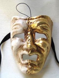 Tragedy Theater Mask Miniature