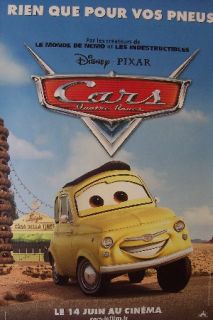 Cars   Advance Style C (Large   French   Rolled) Movie Poster