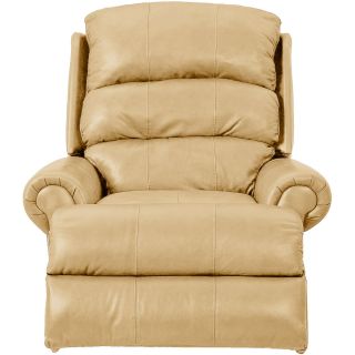 Norman Leather Recliner, Durango Almond