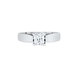 TruMiracle 1 CT. T.W. Princess Diamond Engagement Ring, White/Gold, Womens