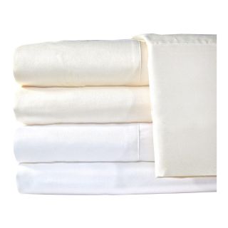 American Heritage 1200tc Egyptian Cotton Sateen Solid Sheet Set, Ivory