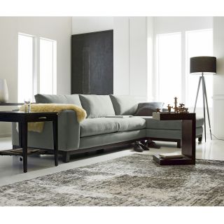 Calypso 2 pc. Chaise Sectional in Range Fabric, Elephant