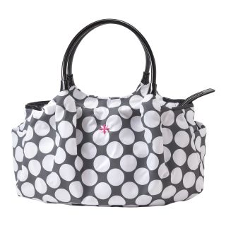JP LIZZY Allure Dot Diaper Bag, White/Grey, Womens
